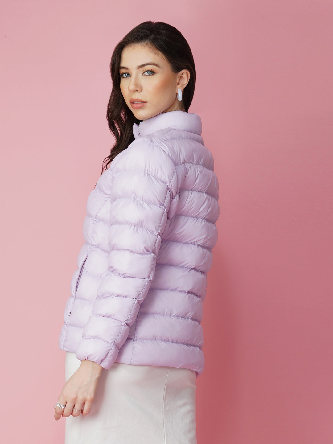 FULL SLEEVE ULTRA LIGHT LAVENDER JACKET