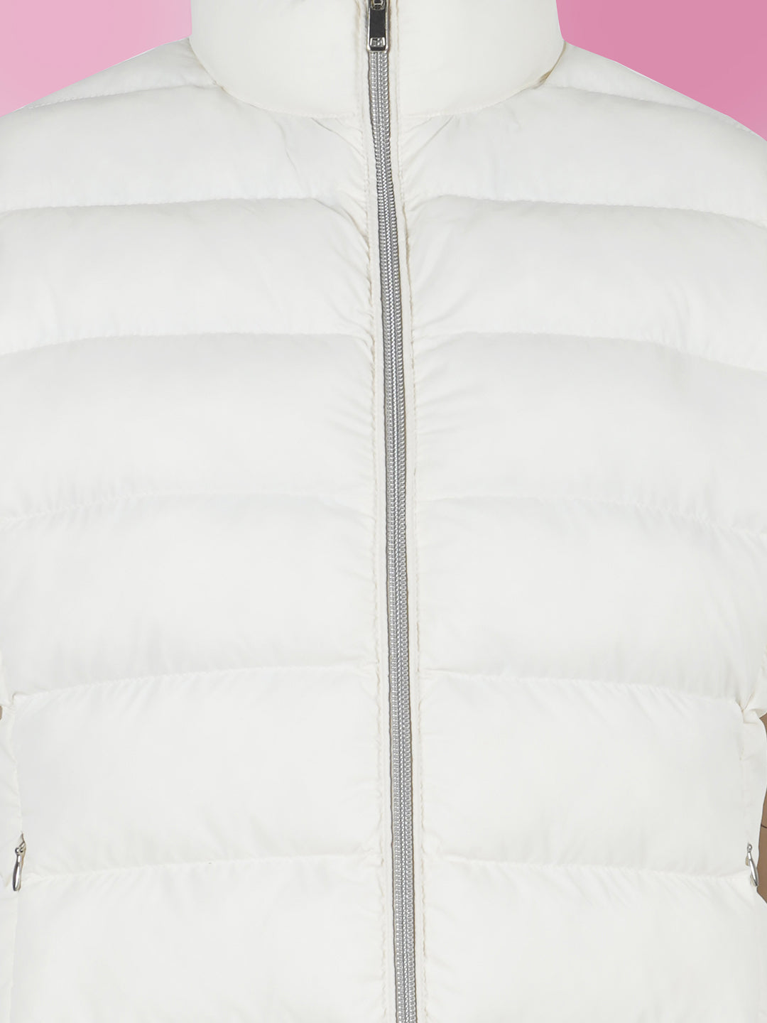 Ultra Light Sleeve Less Jacket - White