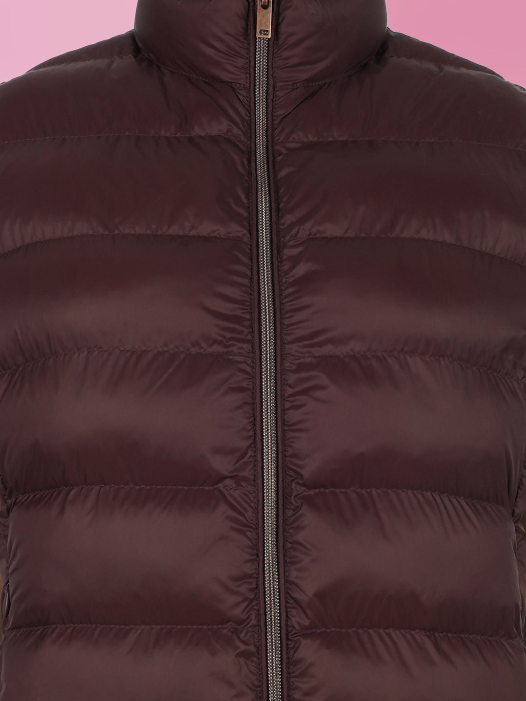 Ultra Light Sleeve Less Jacket Wine Color