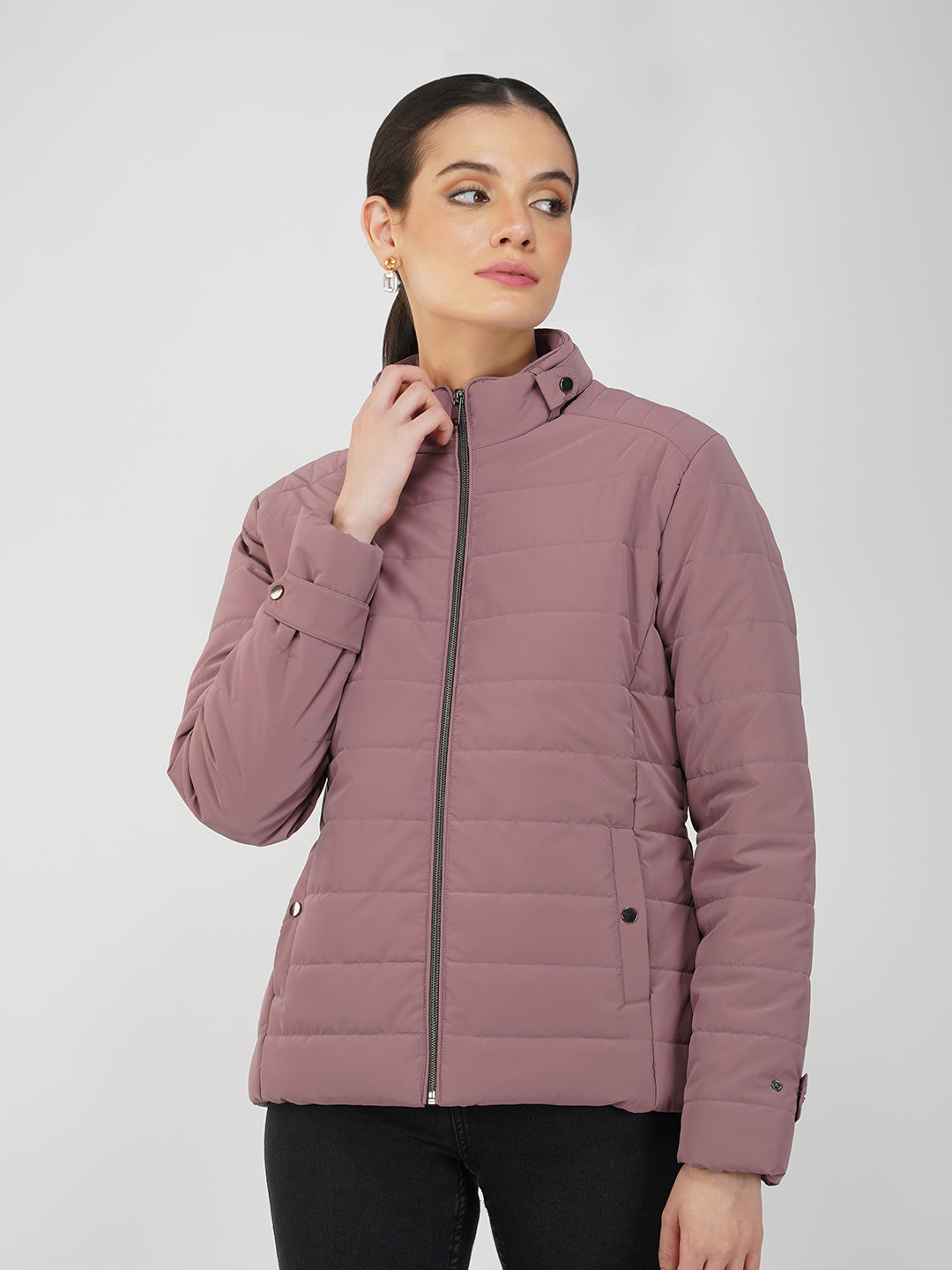 MOUVE COLOR FULL SLEEVE JACKET